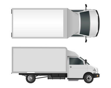 白色卡車 商用運輸的完美載體